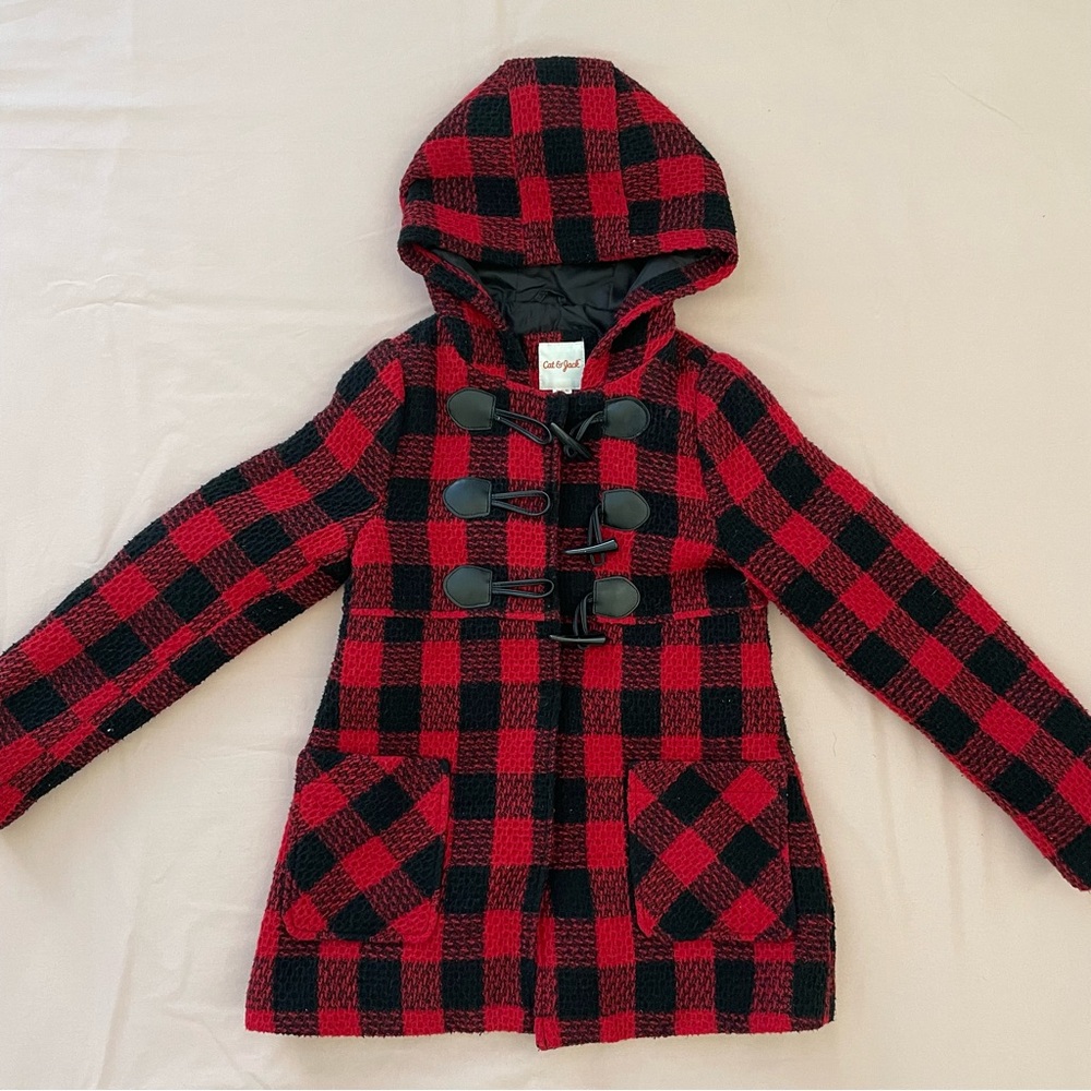 kids plaid coat 🎄🧣